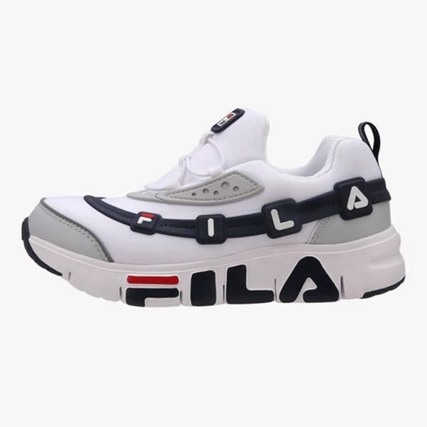 Sapatos De Estilo De Vida Fila Menina Branco/Azul Marinho - Fila Ray Portugal Online,XTEY-46091